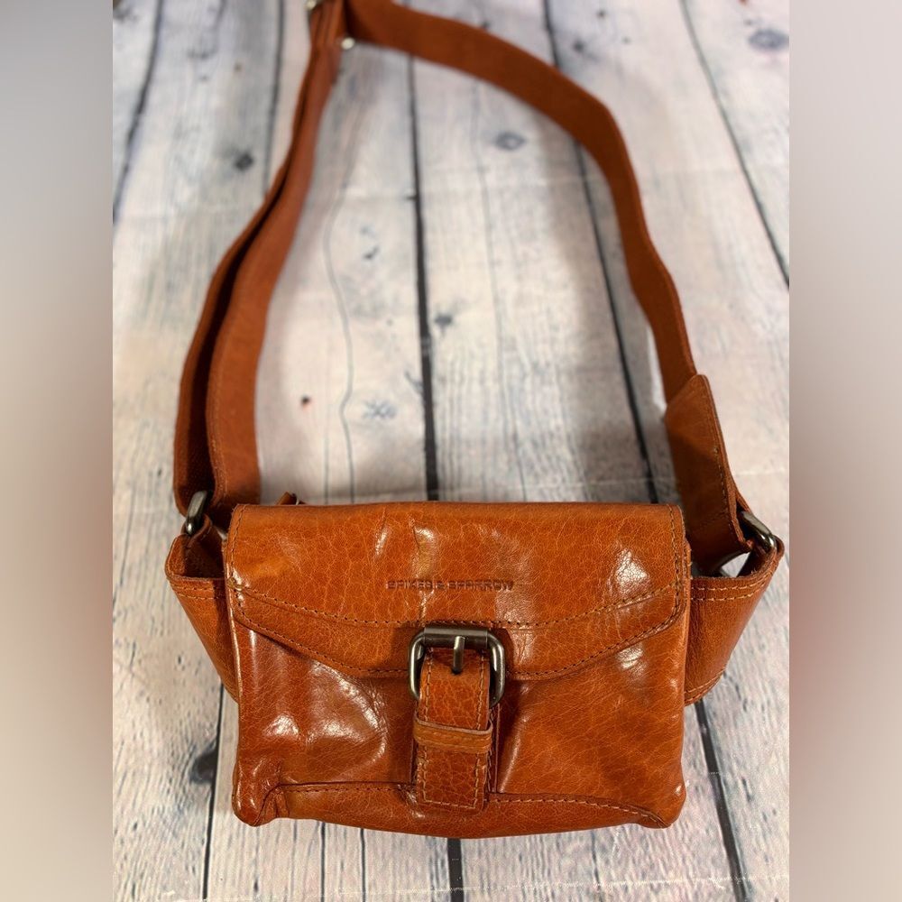 SPIKES & SPARROW Leather Front Pocket Big Waist Fanny Pack Boho Belt Bag Purse